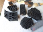 some samples of printing blocks